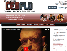 Tablet Screenshot of centralfloridafilmfestival.com